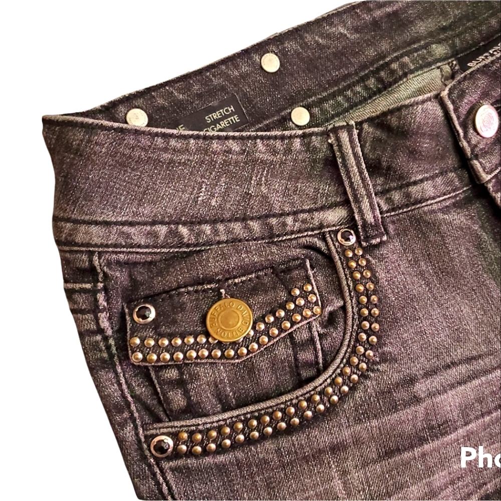 ⛓BUFFALO: Biker Jeans《Sandrine》 Low-Rise. Size 28 Used as New